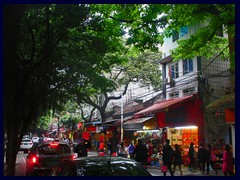 Chaotic, crowded streets in typical Chinses style near Guangxiao Temple, an ancient temple that was closed for reconstruction or demolishment (that I hope not) during when we finally managed to find it!